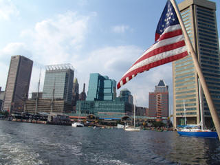 Baltimore river cruise view